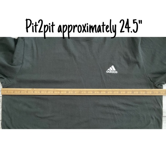 Adidas Men's Black Golf Logo Tee (Size 2XL) - Picture 8 of 9